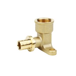 Угольник Varmega Slide-fit 90 с внутренней резьбой аксиальный с креплением