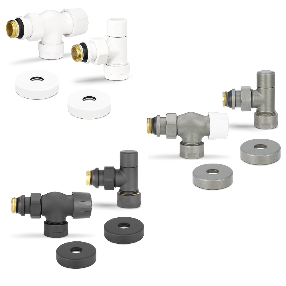 Комплект радиаторных клапанов Varmega Design осевой